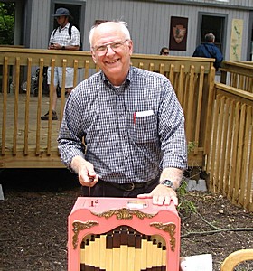 Don taking a turn on Pauls organ