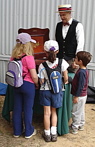 Children were interested too