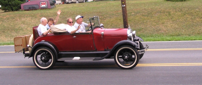 Model A rides were great fun