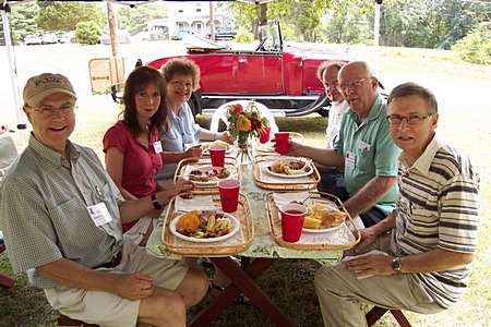 Picnic on the lawn